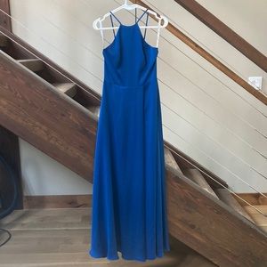 David’s Bridal High Neck Bridesmaid Dress in Size 0